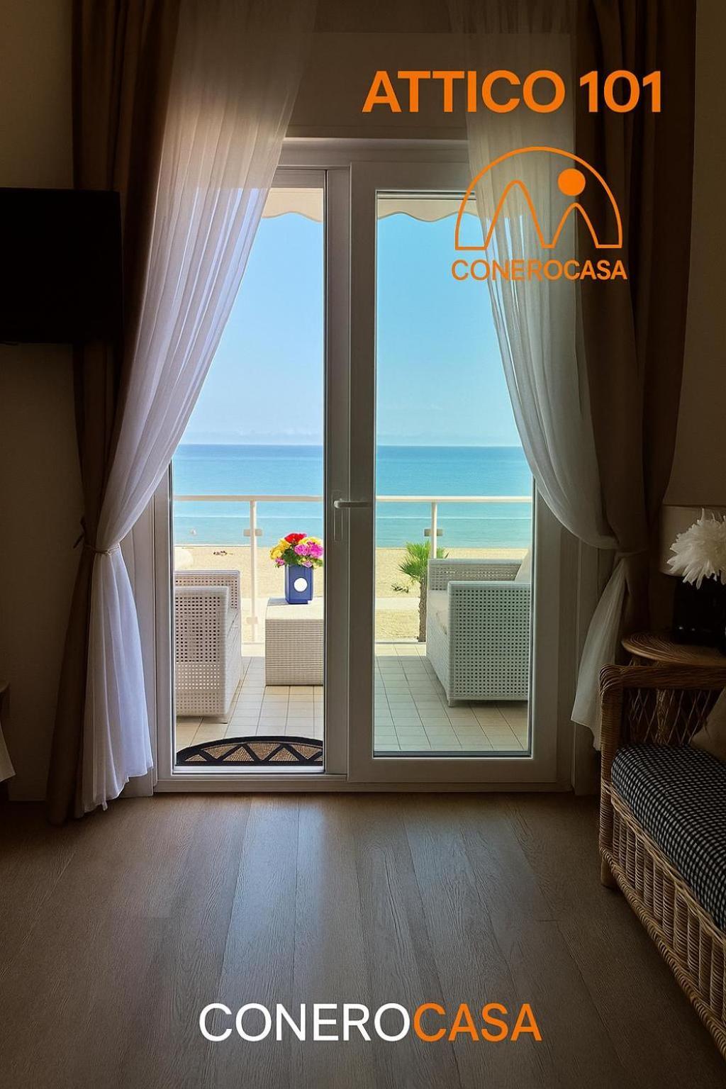 Conero Casa - Marcelli Di Numana In Via Litoranea 101 Sul Mare Vista Spiaggia Con Parcheggio Esclusivo Zewnętrze zdjęcie