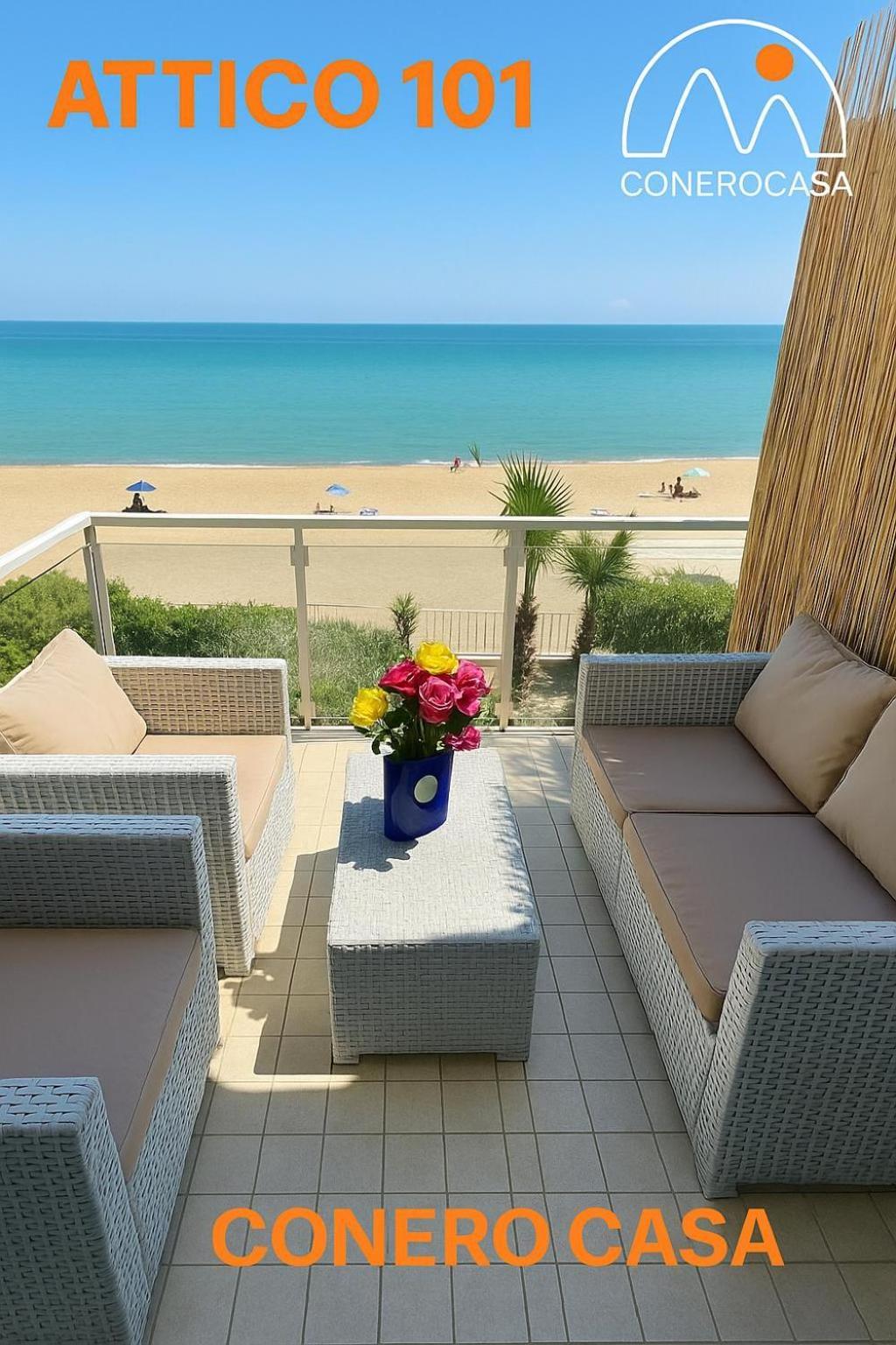 Conero Casa - Marcelli Di Numana In Via Litoranea 101 Sul Mare Vista Spiaggia Con Parcheggio Esclusivo Zewnętrze zdjęcie